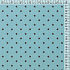 Tissu coton au mètre, 125 g/m², largeur 160 cm, imprimé Etoiles menthol 