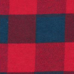 Tissu flanelle de coton à careaux 4x4 cm rouge-bleu marine Tissu flanelle de coton à careaux 4x4 cm rouge-bleu marine