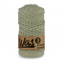 Cordons tressé coton 3 mm, 100 m, couleur olive