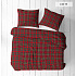 Tissus en coton de Noël au mètre, 160 cm motif Noël Rouge