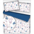 Tissu coton au métre imprimé Attrapeur de rêves bleu