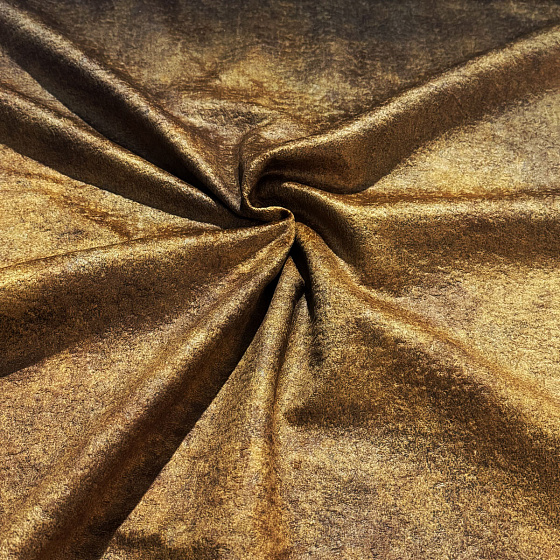 Velvet upholstery fabric, Infinity, Amber