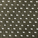 Tissu filet mesh khaki au mètre, maille fine 2 × 2 mm, 60 gm², largeur 150 cm
