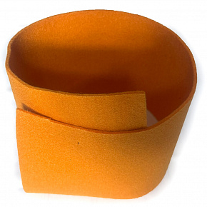 Feutrine technique 3 mm, 300 g/m², largeur 150 cm, orange