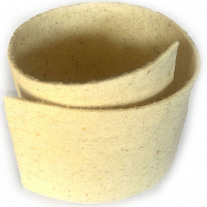 Feutre de laine 4 mm, 600 g/m², largeur 150 cm, ecru