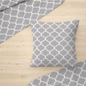 Tissu en coton uni au mètre, 125 g/m², largeur 160 cm, gris 
