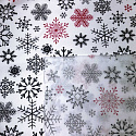 Vianočný vzor bavlnenej látky , metráž 160 cm