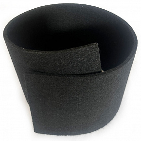 Feutrine technique 4 mm, 600 g/m², largeur 100 cm, noir
