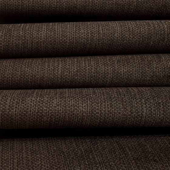 Tissu d'ameublement en velours doux au toucher, Breeze Espresso 