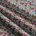 Tissu coton au métre imprimé Papillons couleur gris