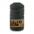 Cordons tressé coton 3 mm, 100 m, couleur graphite