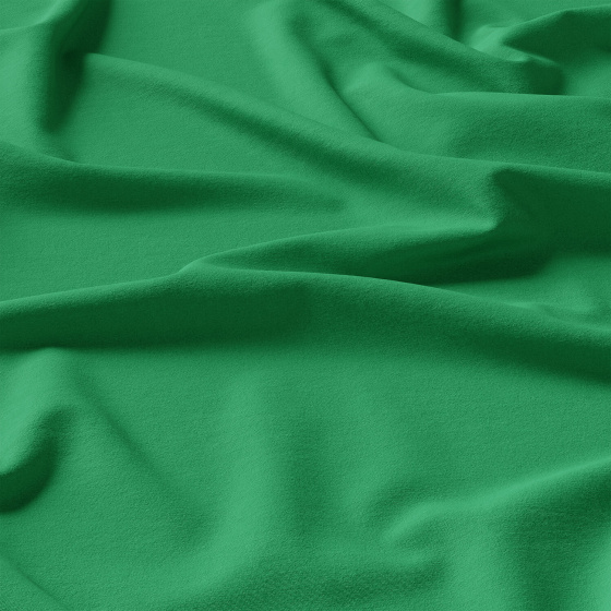 Tissu en coton uni au mètre, 125 g/m², largeur 160 cm, verte 