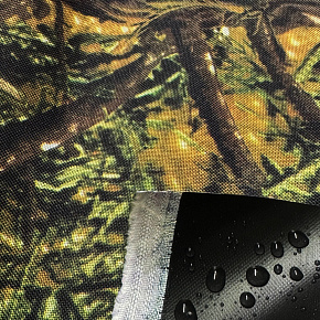 Tissu extérieur Imperméable PVC Codura 600D, 360 g/m², 150 cm, Forest