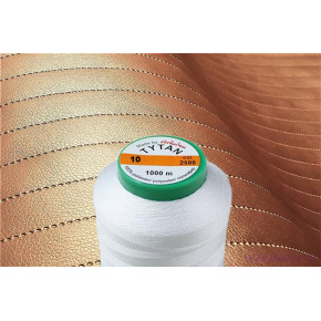 Fils à coudre d'ameublement TYTAN 10 1000 m couleur blanche 2500