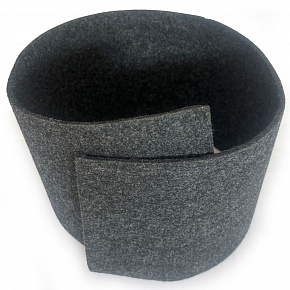 Feutrine technique 4 mm, 600 g/m², largeur 100 cm, gris fonce 