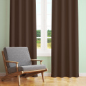 Tissu en coton uni au mètre, 125 g/m², largeur 160 cm, marron
