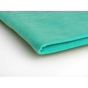 Látka Microfleece barva mentolová  1,55 m x 0,33 m