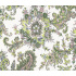 Tissu coton au métre imprimé Kachmir blanche