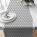 Tissu en coton uni au mètre, 125 g/m², largeur 160 cm, Triangulair gris   