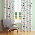 Tissu coton au métre imprimé Baleine Turquoise