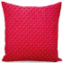 Housse de coussin micropeluche 40X40 cm, Rouge