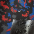 Tissu extérieur Imperméable PVC Codura 600D, 360 g/m², 150 cm, Militaire Bleu