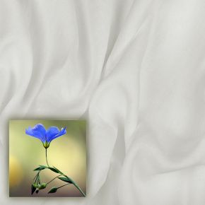 Tissus en lin Oskar, 265 g/m², largeur 150 cm, blanche