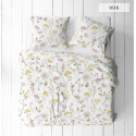 Linge de lit en coton avec fermeture, couleur Blanche, 140x200 cm 