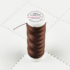 Fils à coudre d'ameublement TYTAN 60E 120 m couleur marron fn. 2607 SMALL
