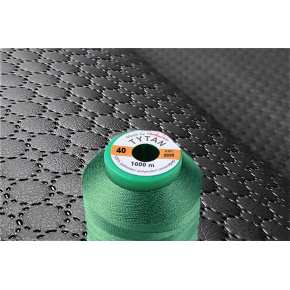 Fils à coudre d'ameublement TYTAN 40 1000 m couleur Verte Fonce 2595