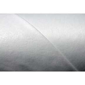 Non Tissu visline  blanche  avec colle au mètre largeur 90 cm