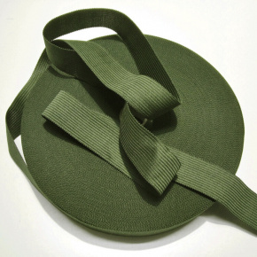 Bande ourlet polyester 10 mm  couleur khaki