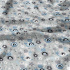 Tissu coton au métre imprimé Escargots couleur gris