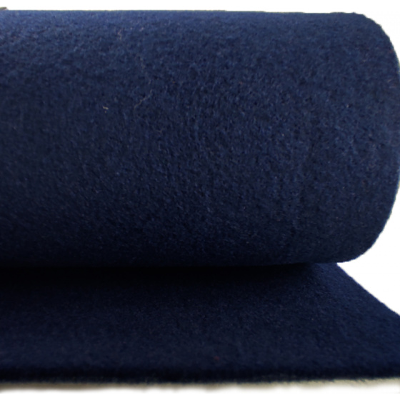 Feutrine technique 3 mm, 300 g/m², largeur 150 cm, bleu marine