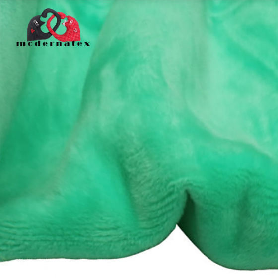 Minky mikroplyš jednobarevné barva mentolová