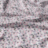 Tissu en coton uni au mètre, 125 g/m², largeur 160 cm, Triangulair rose 2cm 