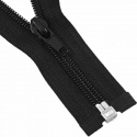 Fermeture à glissière en spirale Noire  5 mm longueur 220 cm