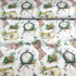Tissus en coton de Noël au mètre, 160 cm motif Noël blanche