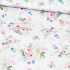 Tissu en coton au mètre, 125 g/m², largeur 160 cm, imprimé à fleurs