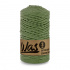 Cordons tressé coton 3 mm, 100 m, couleur khaki