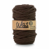 Cordons tressé coton  9 mm, 50 m, couleur marron 340