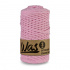Cordons tressé coton 3 mm, 100 m, couleur rose