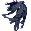 Fermeture éclair 5 mm 25 cm non séparable Bleu marine