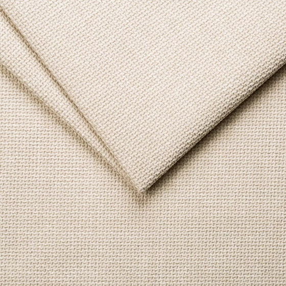 Tissu d'ameublement Ignifugé au métre Fjord, couleur Ivory
