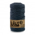 Cordons tressé coton 3 mm, 100 m, couleur grenat