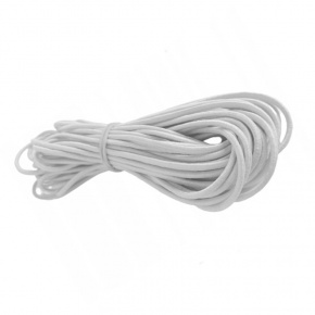 Corde élastique blanche 5 mm au métre