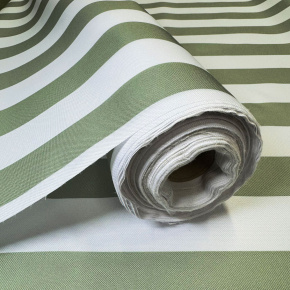 Tissu d'extérieur, déperlant pour transats et hamacs de jardin, blanc-gris, 5 cm