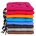Coussin de jardin imperméable Oxford de couleur bleu clair, 40 × 40 cm