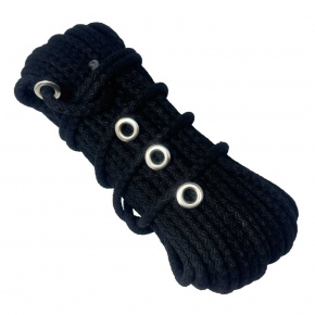 Corde coton-polyester 9 mm x 25 m, Noir