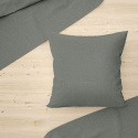 Tissu en coton uni au mètre, 125 g/m², largeur 160 cm, gris foncé 
